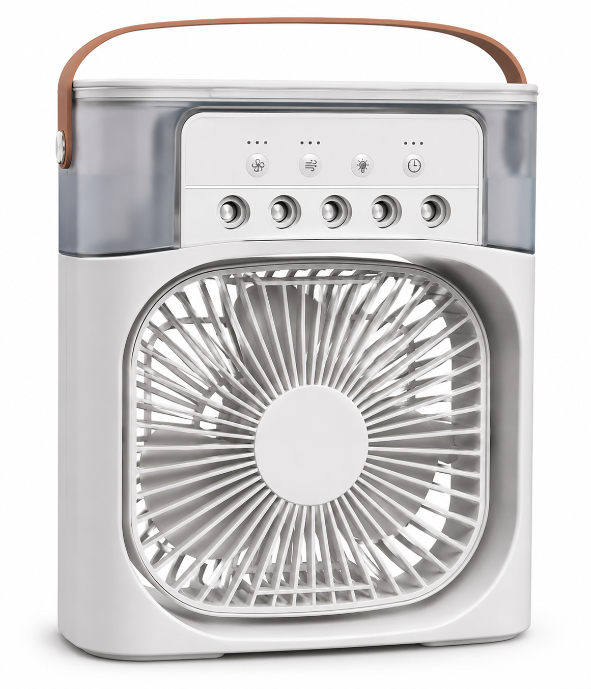Mini Ventilador Portátil con Depósito de Agua | 3 Velocidades | Ventilador Enfriador de Aire USB | Silencioso | Ideal para Oficina, Dormitorio y Escritorio