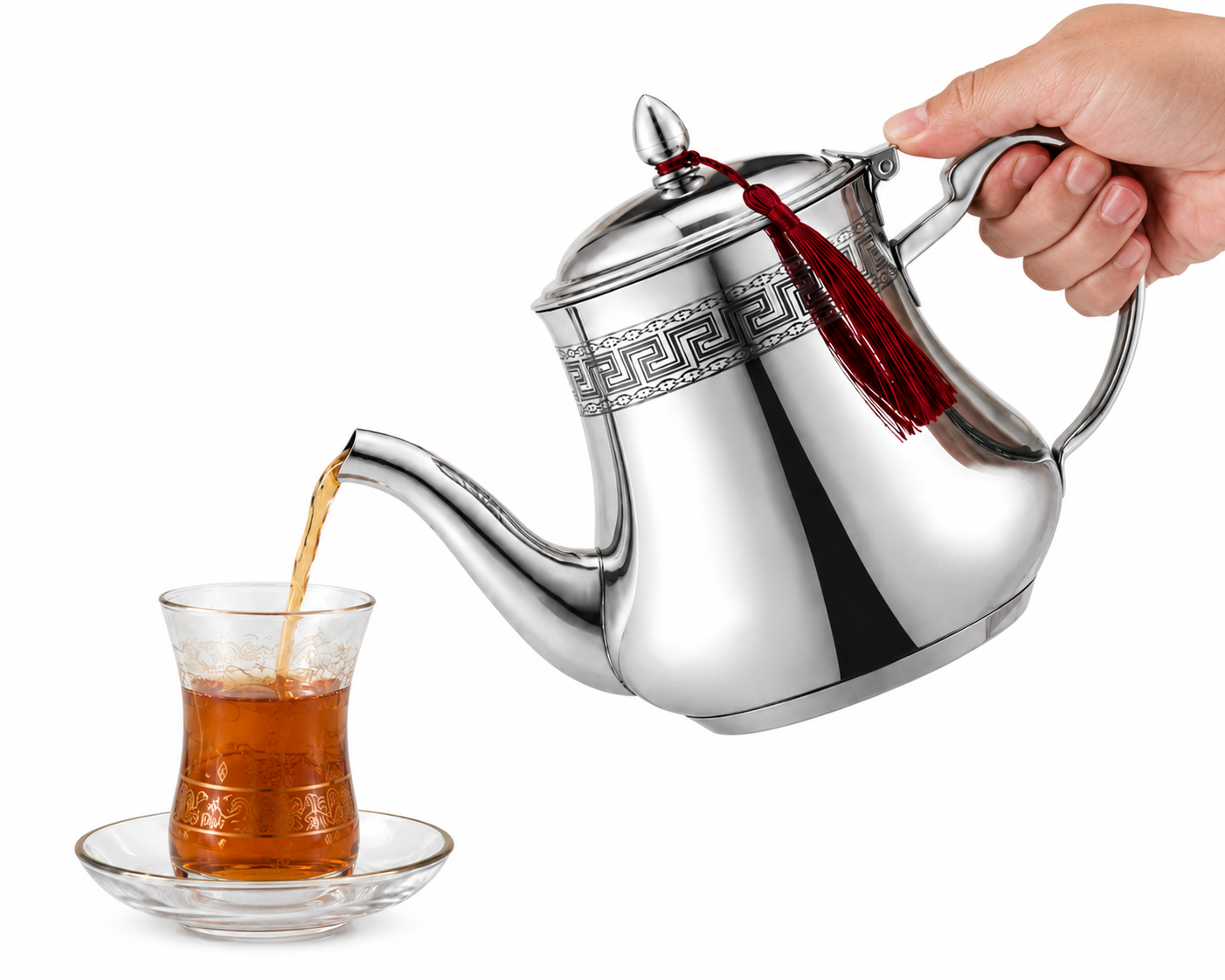 🔥 Tetera de Acero Inoxidable Premium | Elegante, Resistente y Apta para Inducción 🔥 La combinación perfecta entre tradición, estilo y funcionalidad para disfrutar de cada taza con la máxima calidad. ☕🫖✨