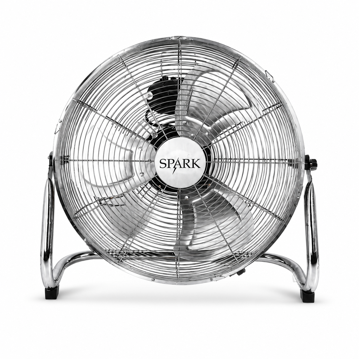 Ventilador de Suelo Industrial SPARK 12" | 3 Velocidades | Operación Silenciosa | Inclinación Ajustable | Potente Flujo de Aire