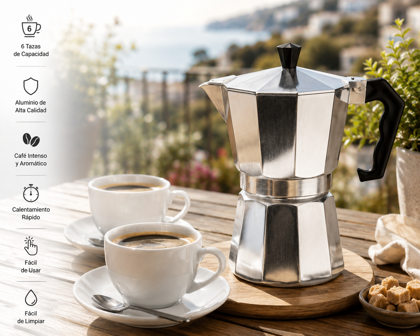 🔥 Cafetera Italiana de Aluminio Serie Verde | Café Tradicional con Sabor Auténtico 🔥 Disfruta del verdadero placer del café casero con una cafetera diseñada para durar y ofrecer el mejor resultado en cada preparación. ☕✨