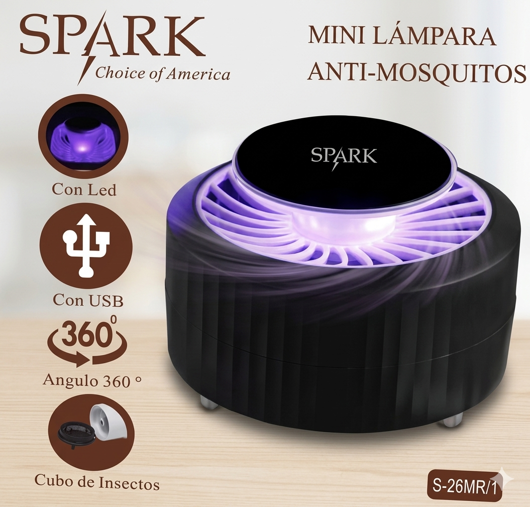 Mini Lámpara Anti-Mosquitos SPARK S-26MR/1