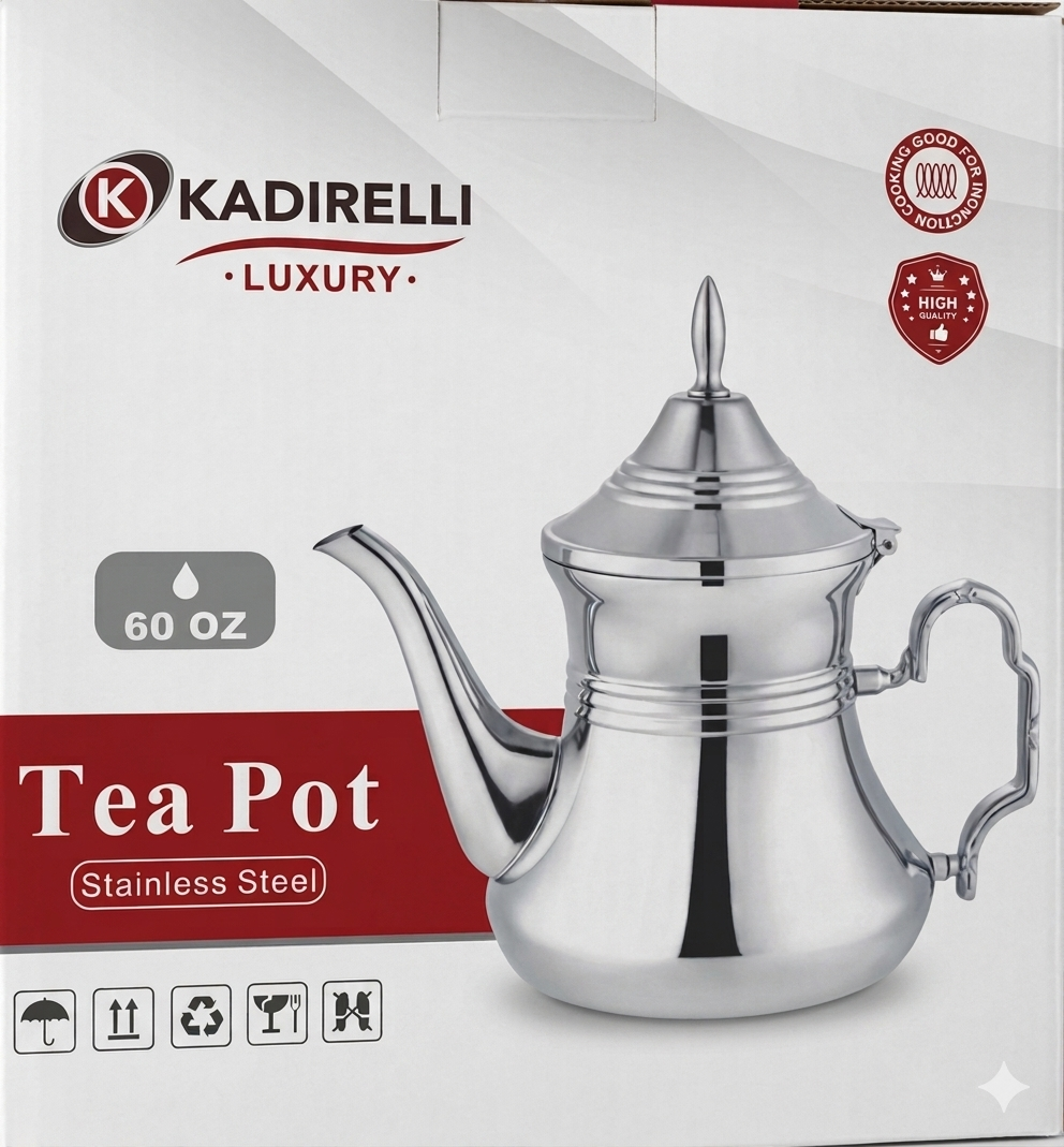 Tetera de Acero Inoxidable Kadirelli Luxury