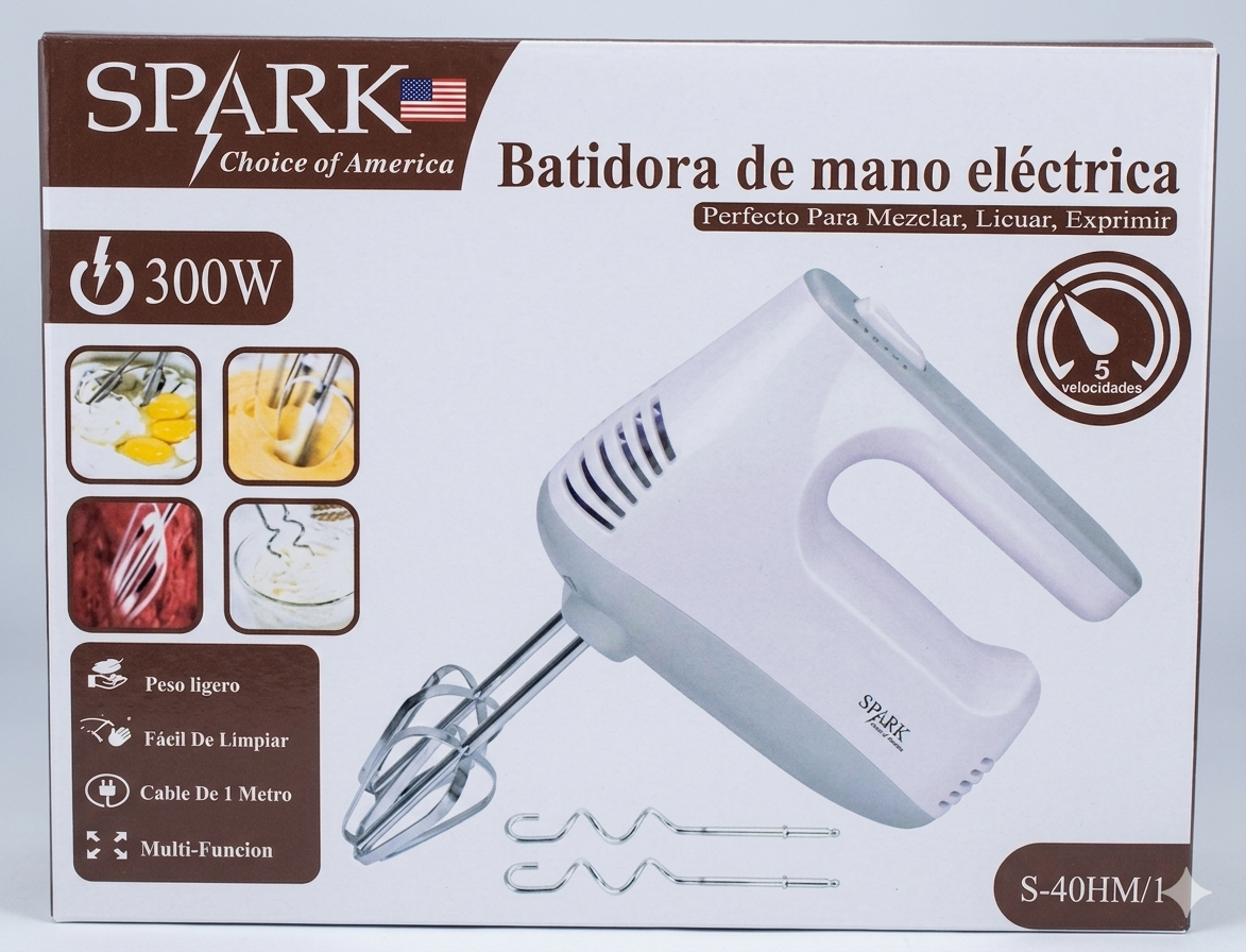 Batidora de Mano Eléctrica Spark 300W