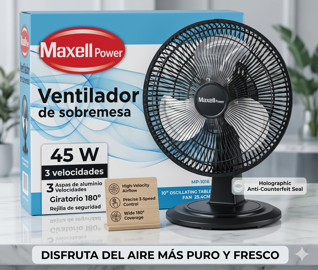 Ventilador de Sobremesa Maxell Power