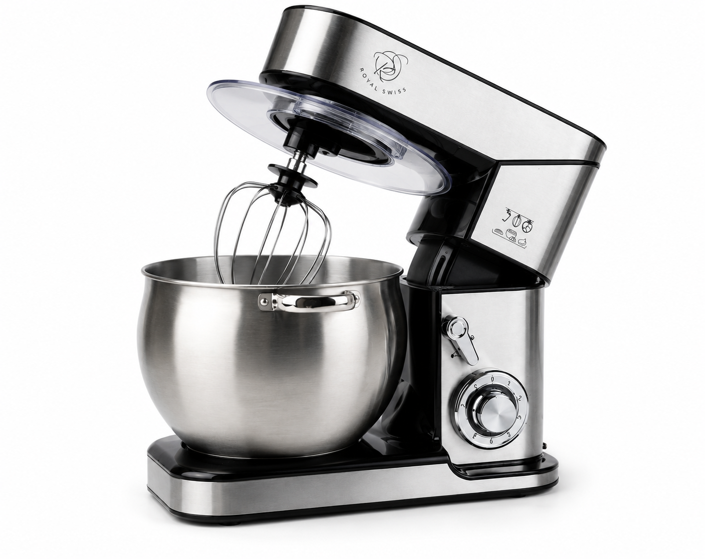 🔥 Amasadora Royal Swiss 5 Litros Premium | 10 Velocidades y Sistema Planetario 🥣⚡