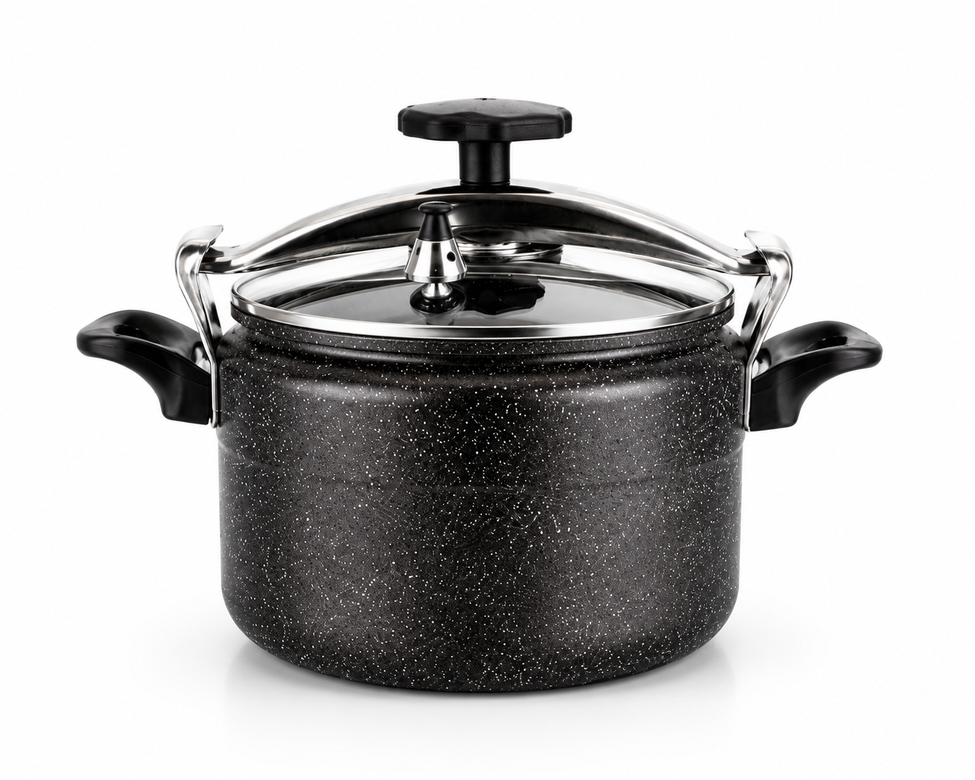 🔥 Olla a Presión de Aluminio Efecto Granito | Cocción Rápida, Segura y Duradera 🔥  La combinación perfecta de resistencia, elegancia y rendimiento para preparar tus mejores recetas. 🍽️✨👨‍🍳