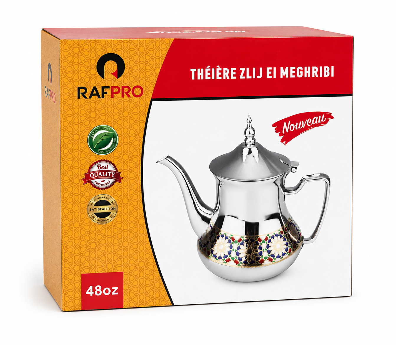 🔥 Tetera Marroquí Tradicional Premium | Elegancia Artesanal para Té e Infusiones 🔥  Disfruta del auténtico ritual del té con una tetera que combina tradición, belleza y funcionalidad en cada detalle. 🫖✨