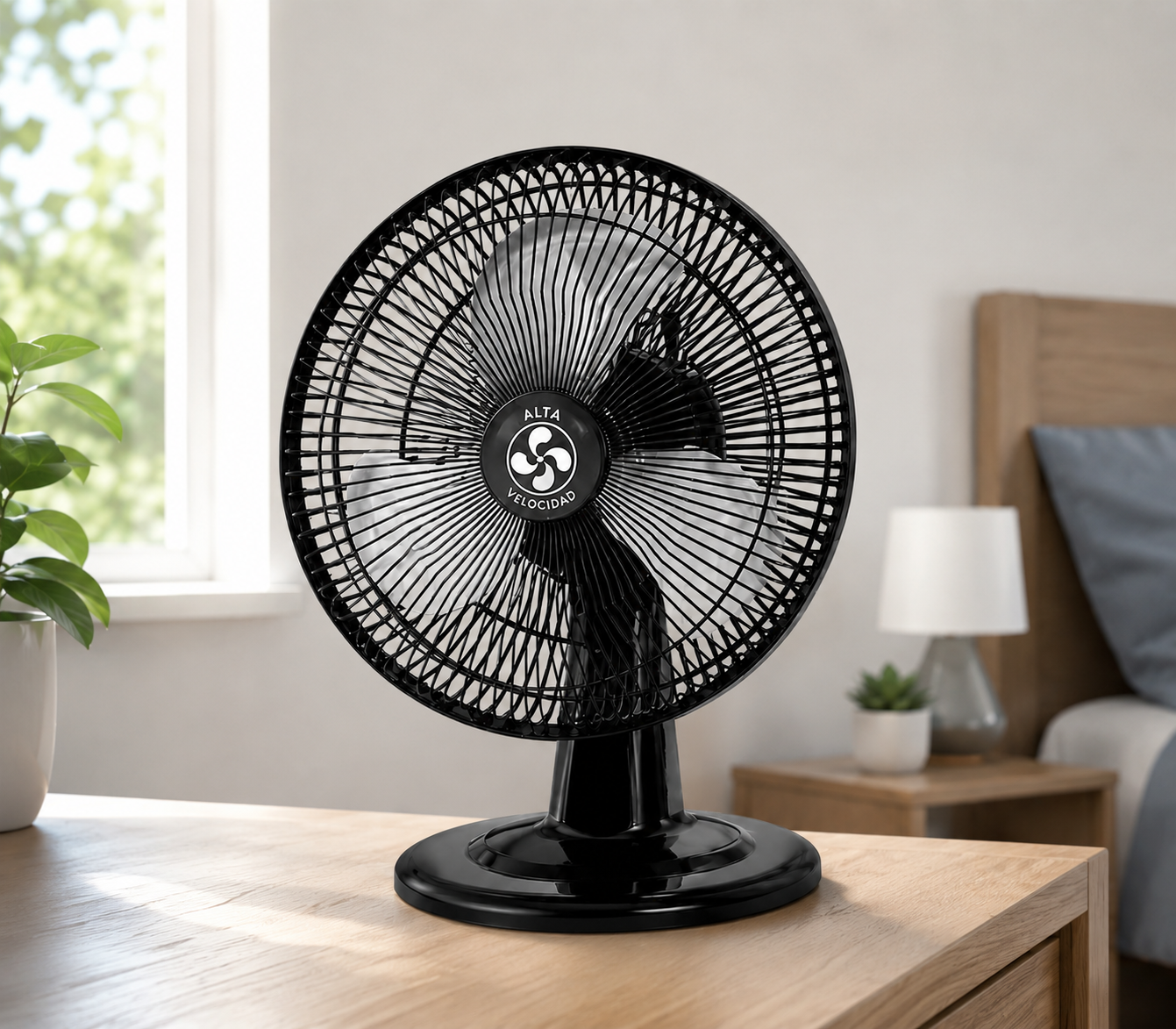 Ventilador de Mesa 10" (25.4 cm) Alta Velocidad Oscilante 3 Velocidades DF-1012