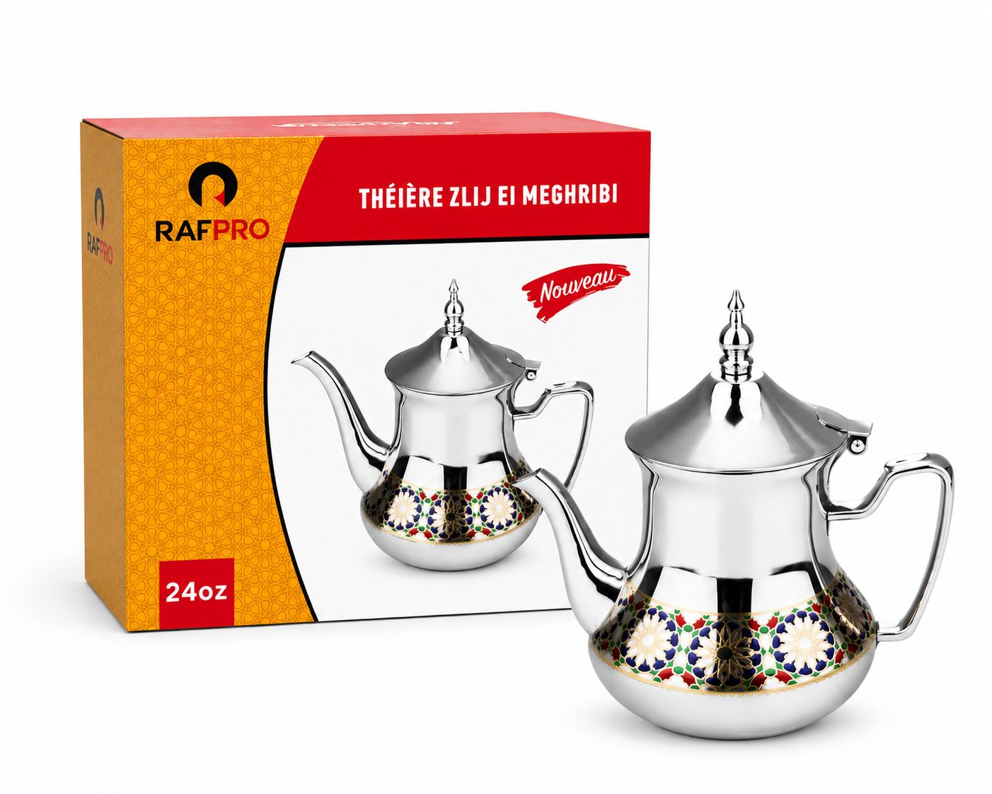 🔥 Tetera Marroquí Tradicional Premium | Elegancia Artesanal para Té e Infusiones 🔥  Disfruta del auténtico ritual del té con una tetera que combina tradición, belleza y funcionalidad en cada detalle. 🫖✨