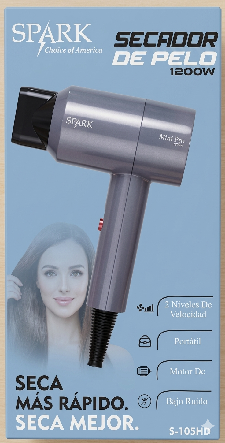 Secador de Pelo SPARK Mini Pro