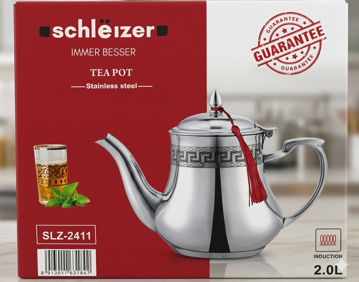 Tetera Schleizer de Acero Inoxidable