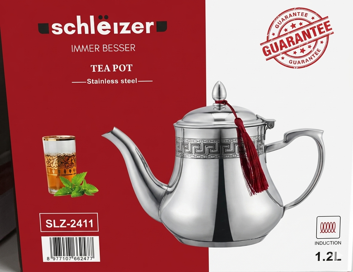 Tetera Schleizer de Acero Inoxidable