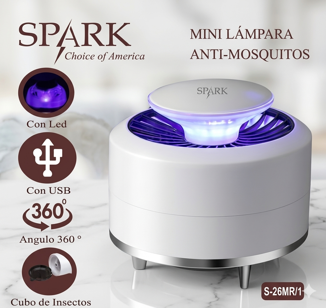 Mini Lámpara Anti-Mosquitos SPARK S-26MR/1