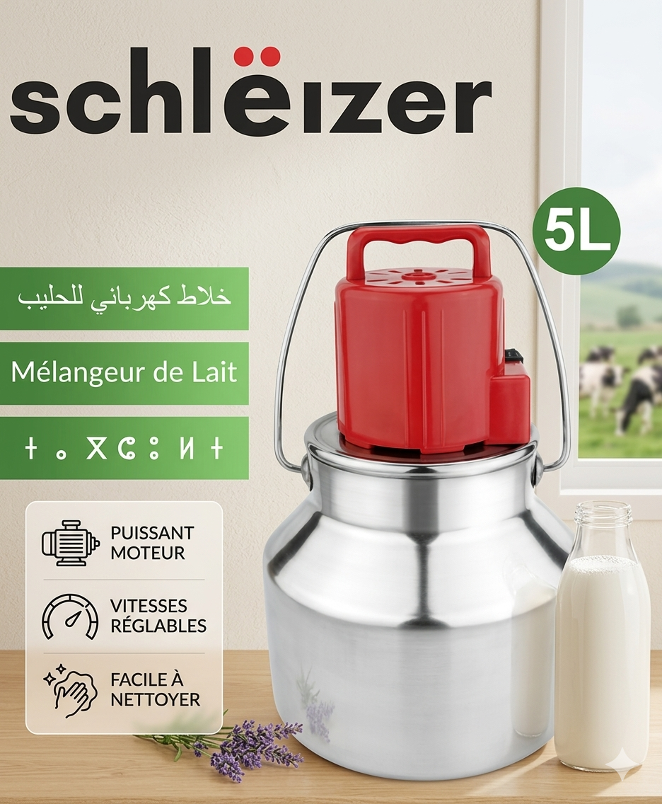 Mezclador de Leche Eléctrico Schléizer