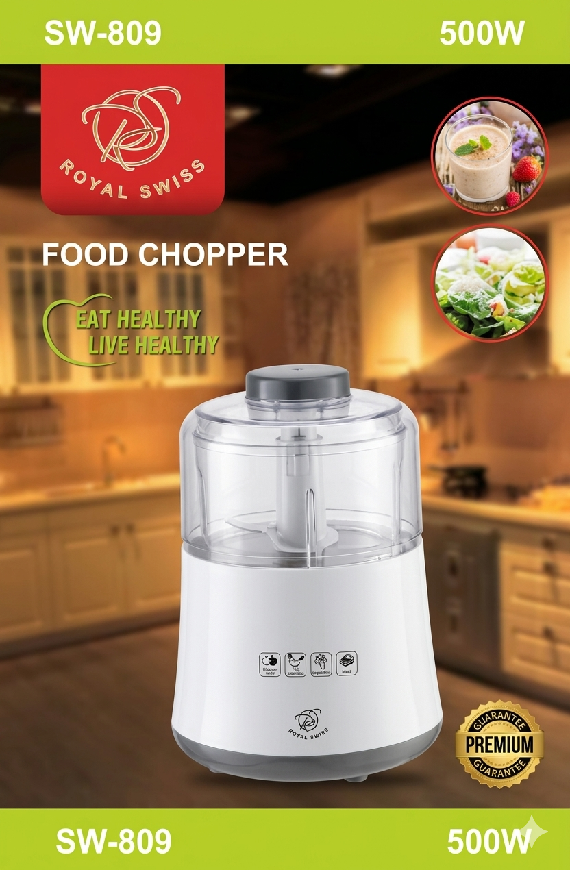 Picadora de Alimentos Royal Swiss SW-809