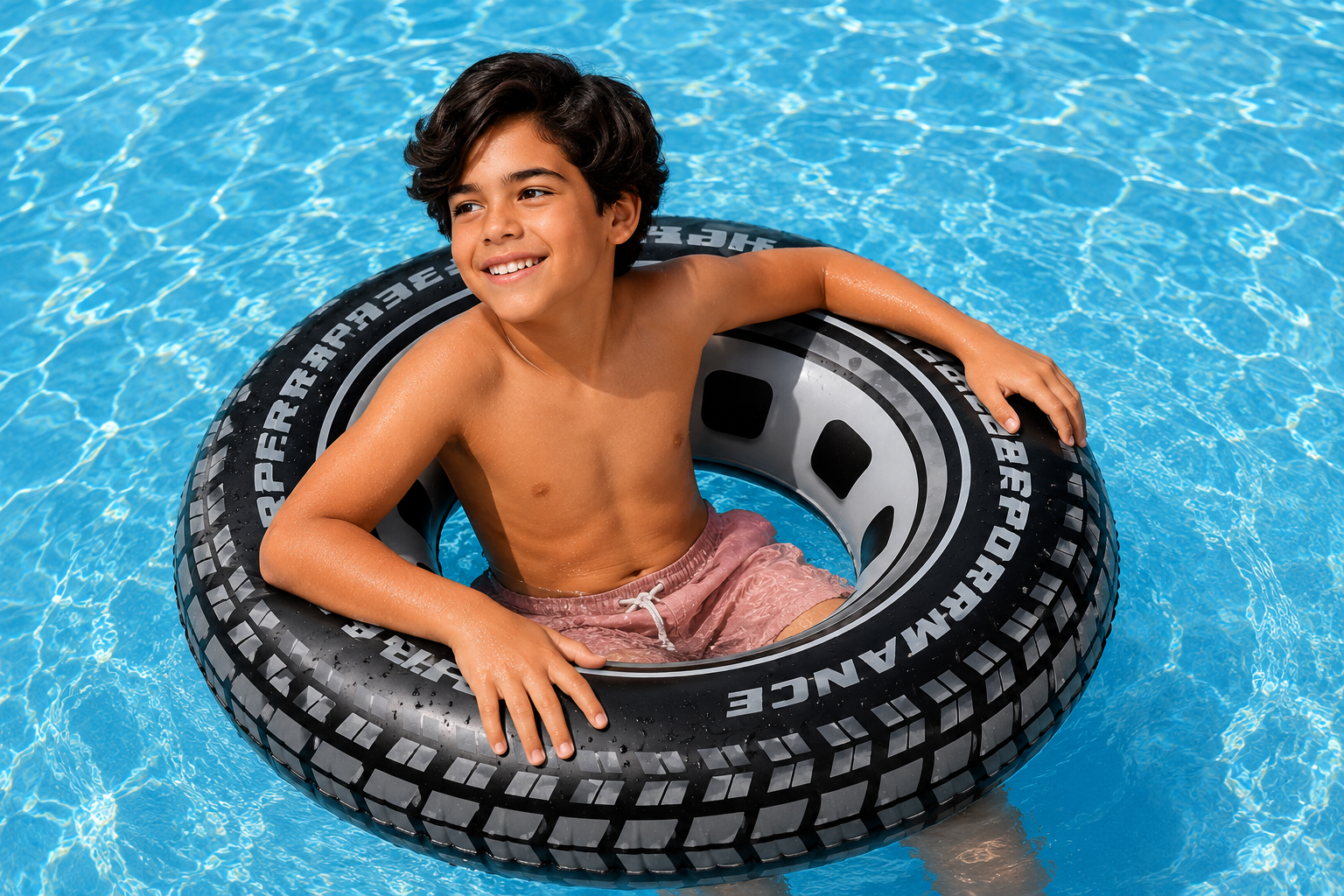 Rueda Hinchable Intex Monster Truck 114 cm | Flotador XXL para Piscina y Playa | PVC Reforzado | +9 Años | Diversión Garantizada